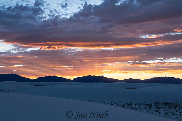 White Sands Sunset