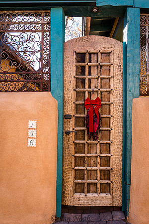 Christmas Gate in Santa Fe