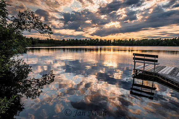 Strand Lake Sunset