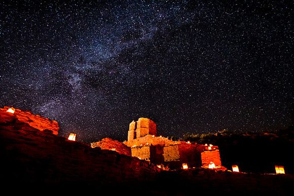 Stars and Lights at the Ruins