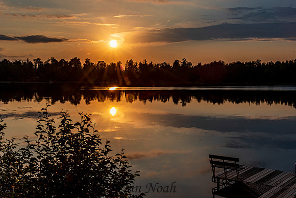 Strand Lake Sunset