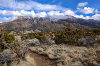 Winter View of the Sandia Mountains