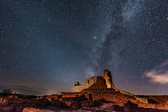 Abo Ruins Under the Stars