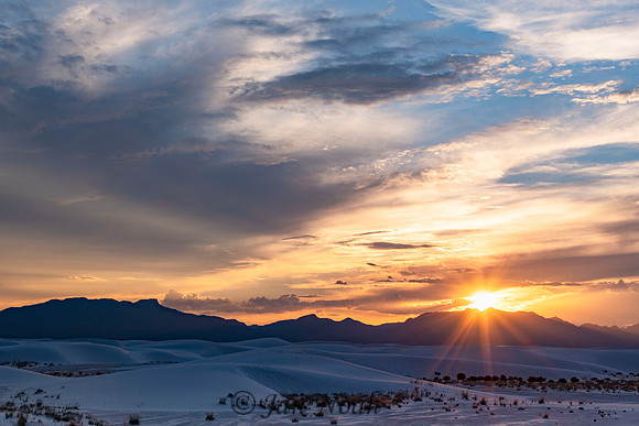 White Sands Evening