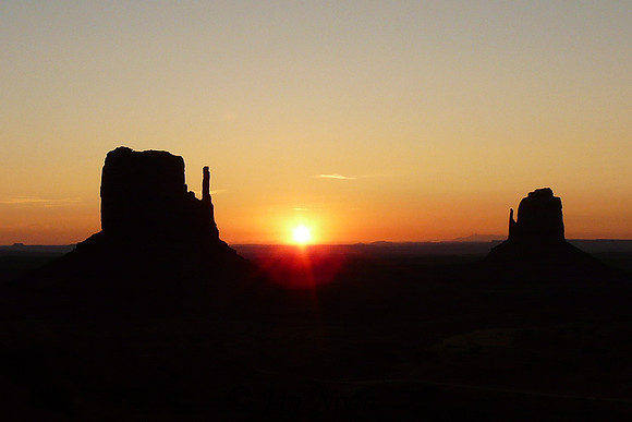 Sunrise at Monument Valley